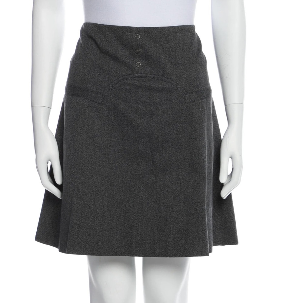 Mayle Barney's New York grey mini skirt a-line